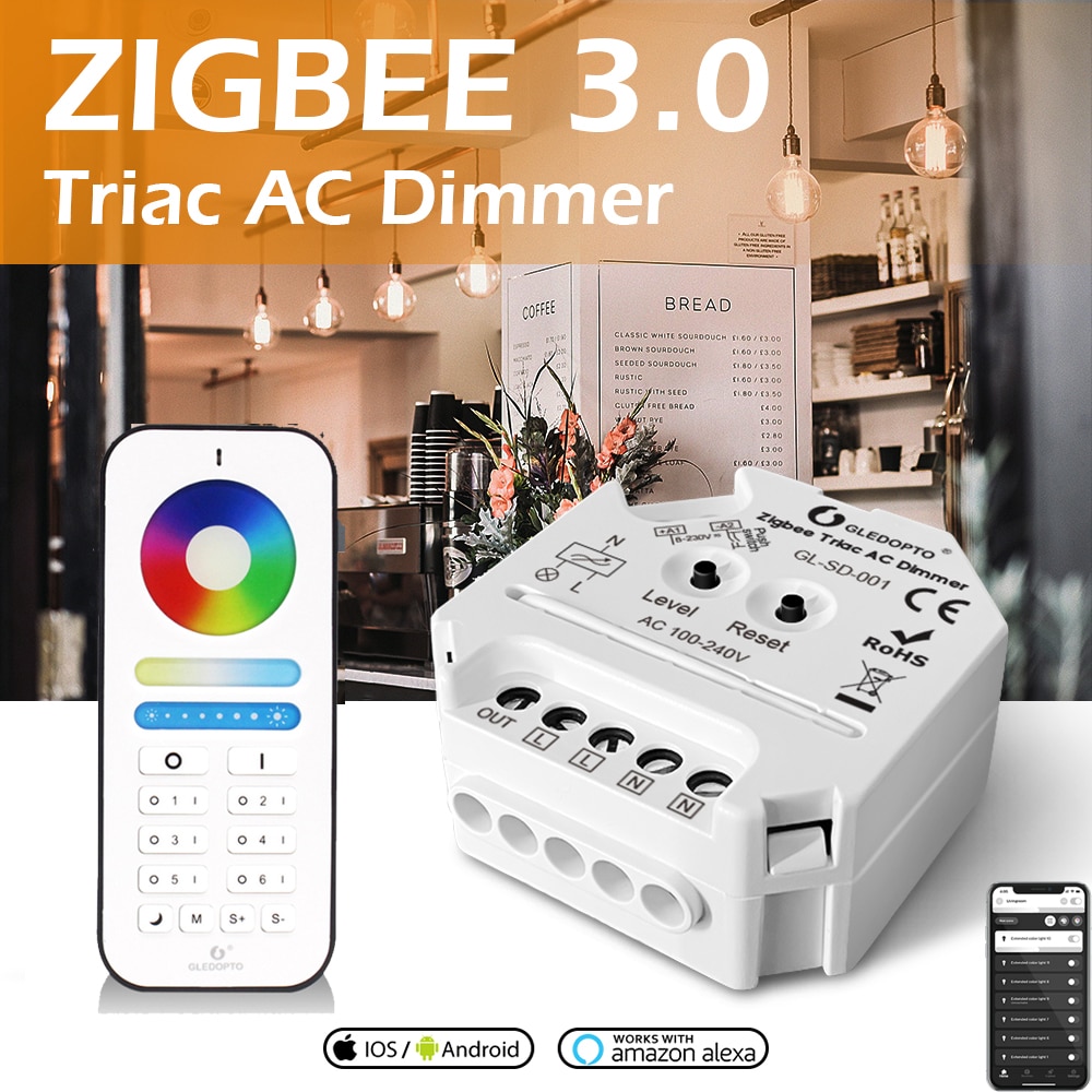 GELDOPTO Zigbee 3.0 AC Triac  ġ 2.4G ..